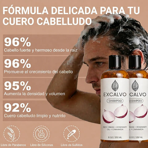 Image of SHAMPOO EXCALVO-FORTALECE Y ESTIMULA EL CRECIMIENTO DEL CABELLO